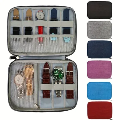 1pc Strap Box, Suitable for Apple Watch Ultra 2 Series 9 8 7 SE Strap Storage Bag,Storage Box Samsung Galaxy Watch 6 5 4 3 Strap