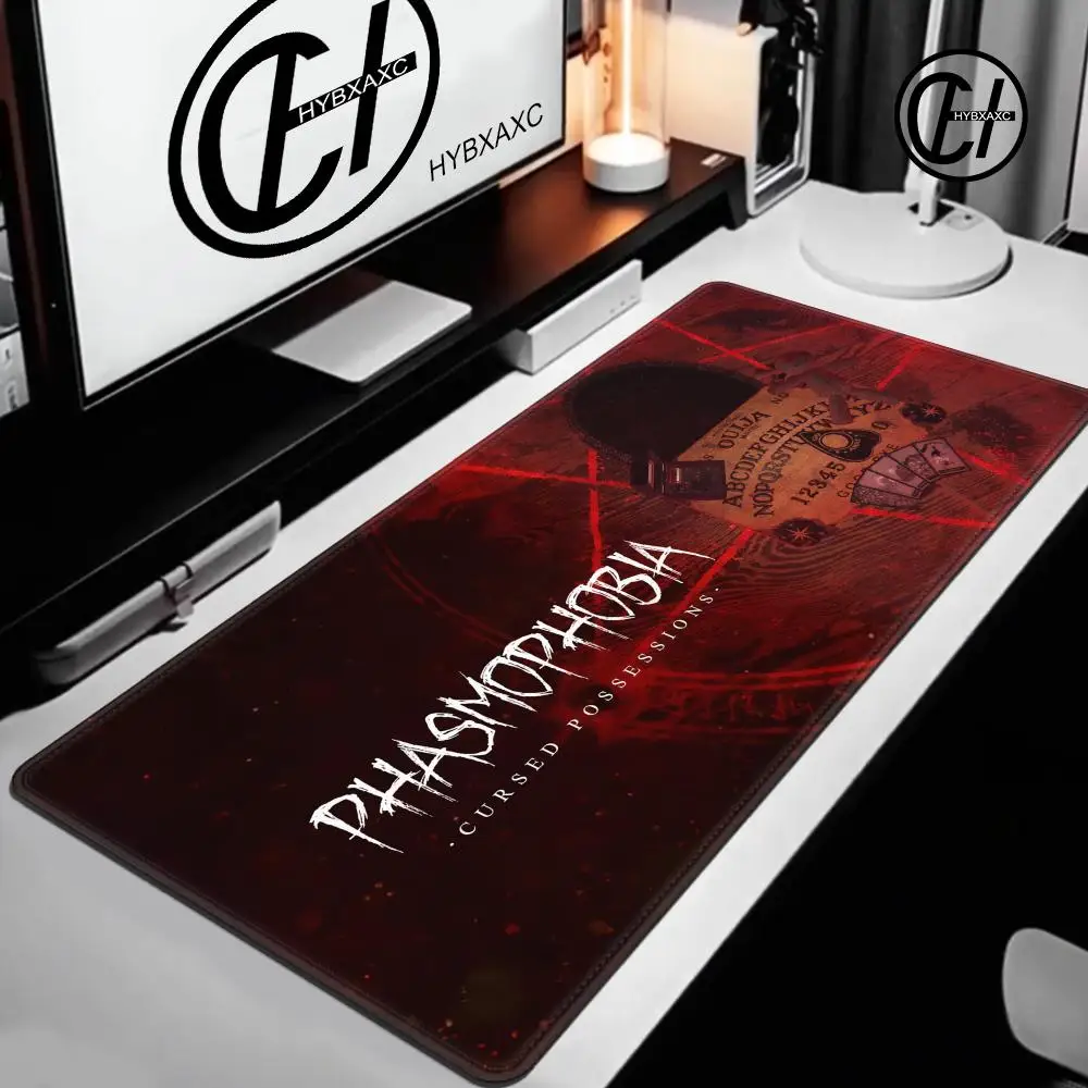 Mouse Pad Non-Slip Rubber Edge locking mousepads Game play mats Multiplayer horror game Phasmophobia for notebook PC computer