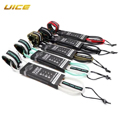 SUP Board Surf Leash Surfboard Leash 6-10ft Surf Leg Rope TPU Stainless Swivels Inflatable Paddle