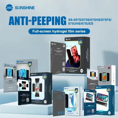 SS-075S 075HS 075FS 075UHS 075UES 057S Anti-peep Privacy TPU Flexible Hydrogel Film PHONE Screen