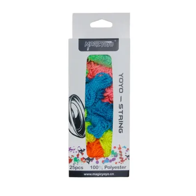 Magicyoyo 100% Polyester Professional Yoyo Strings For Responsive And Unresponsive Yoyos - Pack Of