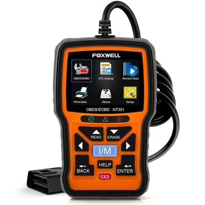 FOXWELL NT301 Car OBD2 Scanner Live Data Check Engine Light Professional Mechanic OBDII Code Reader