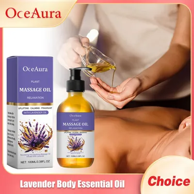 Lavender Essential Oil Relief Stress Improve Sleep Spa Moisturizing Comfortable Calming Nourishing