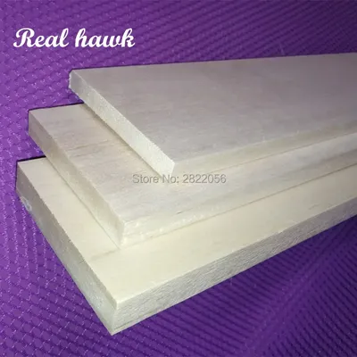 5pcs 600x100x6/7/8/9/10/12/15/20mm AAA+ Model Balsa wood sheets for DIY RC model wooden plane boat