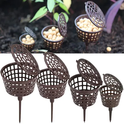 20PCS Bonsai Fertilizer Box Mini Automatic Planting Basket Slow Release Fertilization Container w/