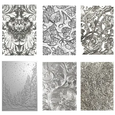 Entangled 3-D Texture Fades Embossing Folder Elegant Background Patterns Template For DIY Scrapbooking Paper Card Making