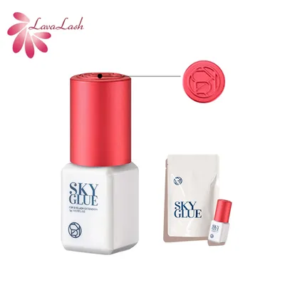 5ml Sky Glue Fastest and Strongest Lashes Adhesive 1-2 Seconds Dry Time 6-7 Weeks Retention Korea