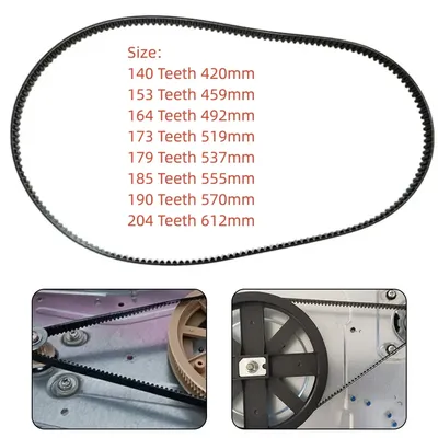 140-204mm Teeth Breadmaker Conveyor Belts Bread Machine Belts Bread Maker Parts 420-612mm Kitchen