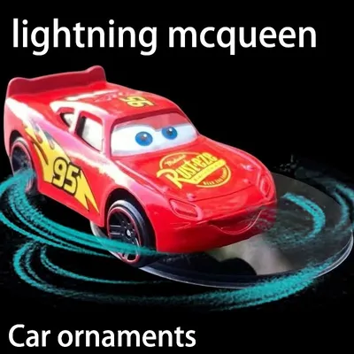 Car For lightning mcqueen Drift Rotating Ornaments Auto Dashboard Turning AE86 Model Deco Car