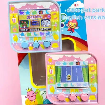 Original Tamagotchi Sugar Cube Electronic Pet Machine Game Console English Version Color Screen Kids
