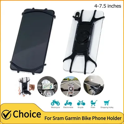For Sram Garmin Bike Silicone Phone Holder Computer Bracket Accessories Phone Mount Case Motorcycle