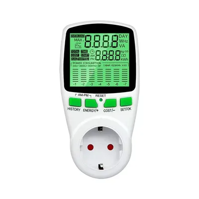 Digital LCD Energy watt Meter Wattmeter Wattage Electricity Kwh Power monitor Electric Meter