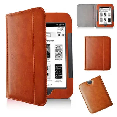 Book Case Cover for Barnes& Noble Nook 2 Touch Ereader Ebook Folio Flip Case Pocket Pouch Nook 3