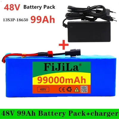 13S3P 48V lithium-ion battery 99Ah 1000W lithium-ion battery pack suitable for 54.6V electric