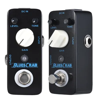 MOOER BLUES CRAB Blues Overdrive Guitar Effect Pedal True Bypass Full Metal Shell Instrument Effect