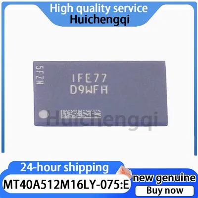 1PCS Original Genuine MT40A512M16LY-075: E FBGA-96 8Gb DDR4 SDRAMN Memory Chip