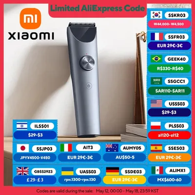 XIAOMI MIJIA Original Hair Clipper 2 Cutting Machine Trimmer Professional Titanium Alloy Blade