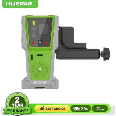 Huepar Laser Receiver Green Beam Red Beam Laser Level Detector With LCD Display, For Huepar Laser