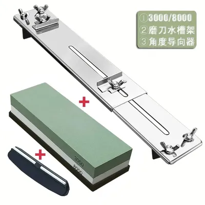 Sharpening Stone Knife Sharpener Water Stone Plate Grinding Stone Base Angle Guide Adjustable