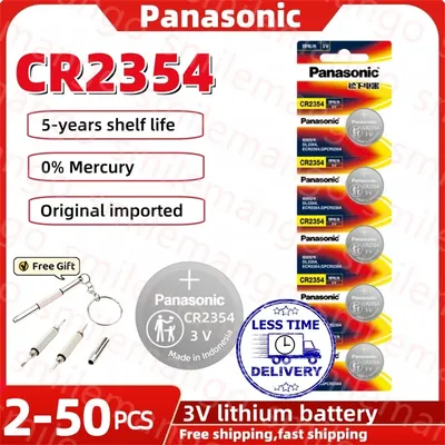 Original Panasonic 2-50PCS CR2354 Button Battery 3V Lithium Battery Is Suitable for Instrument Tesla