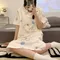 Maternity Clothings Nursing Dresses Breastfeeding Sleepwear Pattern Printing Cheerful and Lively