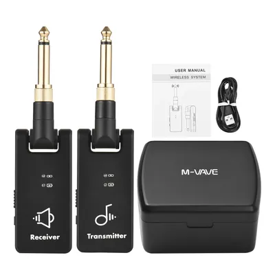 M-VAVE WP-8 Wireless Transmission System Electric Guitar Receiver & Transmitter Built-in Battery