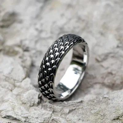 NEW Men's 316L stainless steel rings Vintage Nordic Viking Dragon Rings Amulet animal FASHION