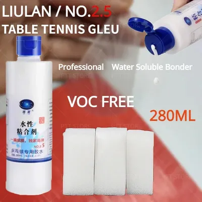 LIULAN Waterbased Booster ITTF Approved NO-V.O.C 100/280ml WaterGlue for Table Tennis Racket Ping