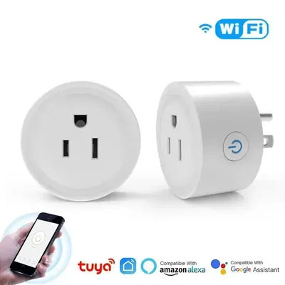Tuya Smart Wifi Plug US UK JP Standard Wireless Outlet Remote Control Smart Home Appliances Work