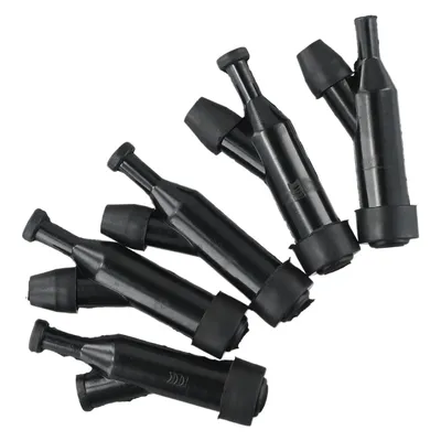 5pcs Spark Plug Cap Lawn Mower Part Black For Honda GX120 GX160 GX200 GX240 GX270 GX340 GX390 Engine