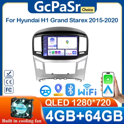 Android 13 Car Radio Wireless Carplay For Hyundai H1 Grand Starex 2015-2020 Head Unit Multimedia