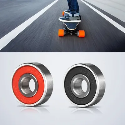 8PCS ABEC-11 high-speed bearing 608RS is suitable for skateboard long board inline roller skates,