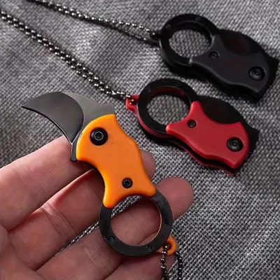 1pc Small Pocket Knife for Men，Foldable Multi-function Knife (With Chain) for Easy Carrying