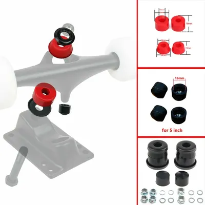 Skateboards Shock Suit Kit 90a Hard Longboard Pivot Tube Speed Ring Washers Cylindrical Bushings