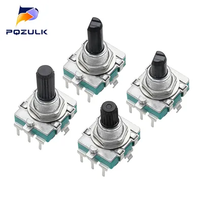 1PC EC16 Rotary Encoder 24 Position Pulse Digital Rotary 3Pin Amplifier Volume Switch Induction