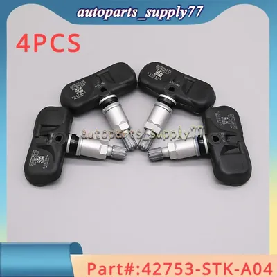 4Pcs 315MHz New Tire Pressure Sensor 42753-STK-A04 For Acura MDX TSX RDX Honda Pilot 2007-2015