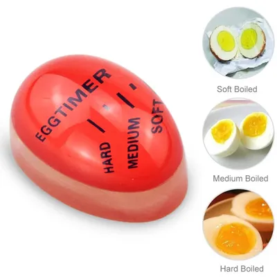 Egg Timer Color Changing Indicator Soft Medium and Hard Boiled Eggs Heat Sensitive Safe Durable
