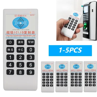 1-5PCS Handheld Frequency 125Khz-13.56MHZ Copier Duplicator Cloner RFID NFC IC/ID Card Reader Writer