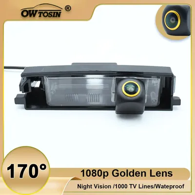 Vehicle AHD 1080P 170° Golden Lens Rear View Car Camera For TOYOTA RAV4 XA30 2006 2007 2008 2009
