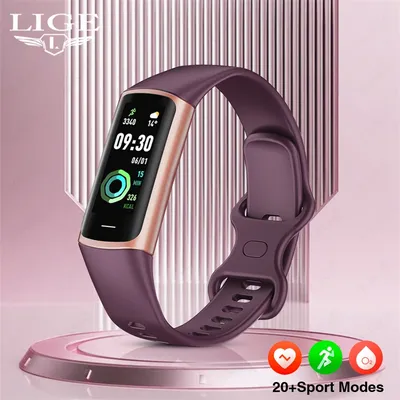 2024 Sport Smart Bracelet Fitness Tracker For Man Women Band Waterproof Connected Phone Tracker Men