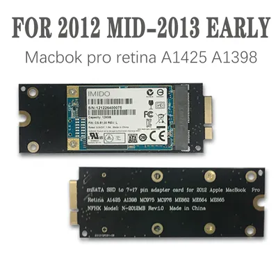 NEW 256GB 512GB 1TB SSD For 2012 2013 Early Macbook Pro Retina 13" A1425 15" A1398 SSD Solid State