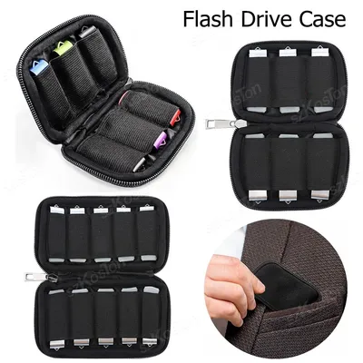 USB Flash Drive Case Storage Case Holder Storage Bag USB Flash Drive Electronic Accessories