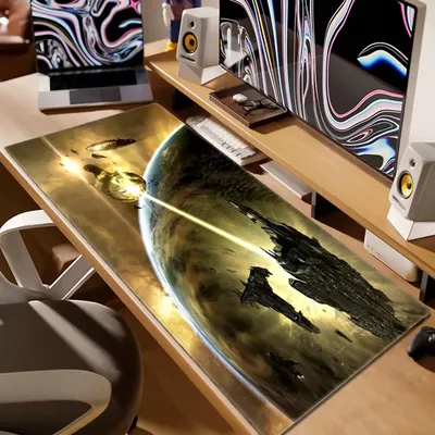 Eve Online Anime Large Mousepad XXL Gaming Accessories Keyboard Desk Mat Laptop Office Carpets