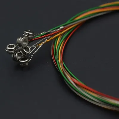 6PCS IRIN E103 Electric Guitar Strings Metal Rock Nickel Wound String High Quality Colourful Guitar