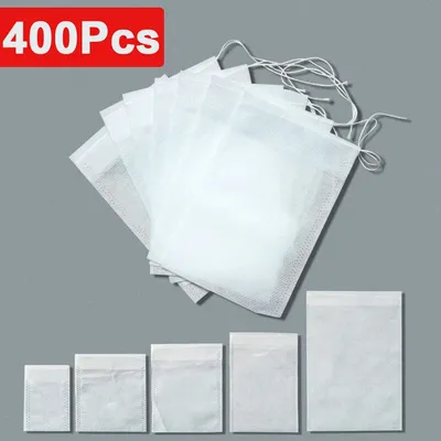 Disposable Tea Filter Bags Mesh Sealing Infuser Teabags Empty Bags Organizer Coffee Tea Bags for
