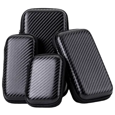 1/2Pcs Portable Eva Storage Bag Zipper Pouch Mobile Hard Disk Bag U Disk Data Cable Storage Mobile