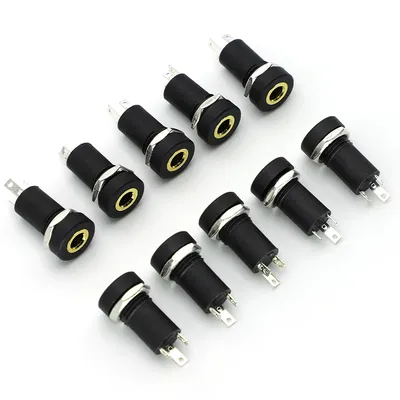 2/5/10PCS 3.5MM Audio Jack Socket Stereo 3 Pole Solder Panel Mount With Nut Connector Headphone Female Socket PJ-392A PJ392A