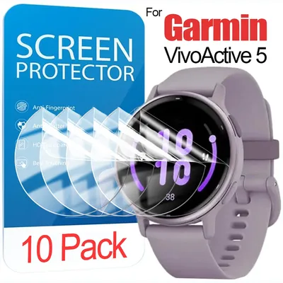 10/1PCS Hydrogel Film for Garmin Vivoactive 5 Smartwatch Accessories HD Clear Anti Scratch Screen
