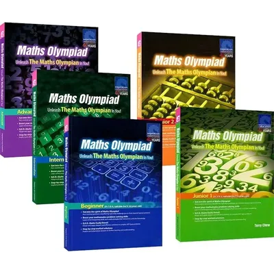 5 Books/set SAP Maths Olympiad Primary School Mathematical Thinking Training Exercise Math