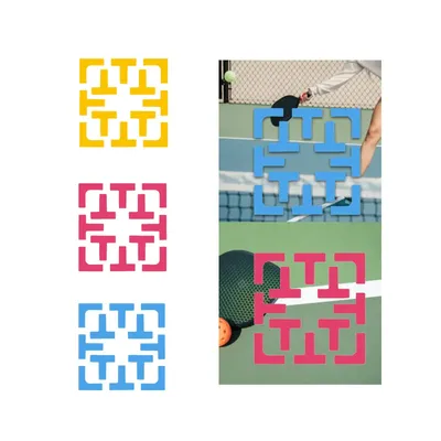 Pickleball Court Lines Marker Lines Marking Set Portable Markers Set Lines Badminton Court Line for